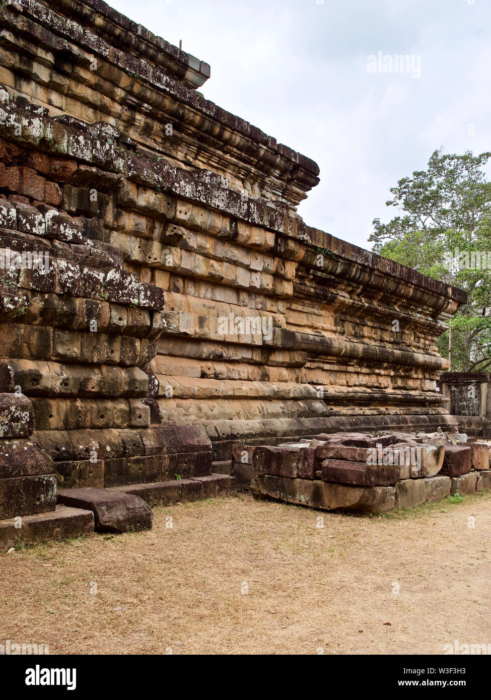 Architektur der alten Tempelanlage Angkor, Siem Reap, Kambodscha Stockfoto