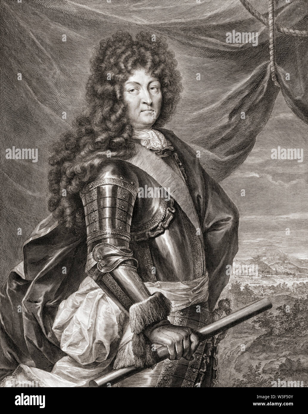 Louis XIV, 16381715, aka Louis der Große oder der Sonne, der König
