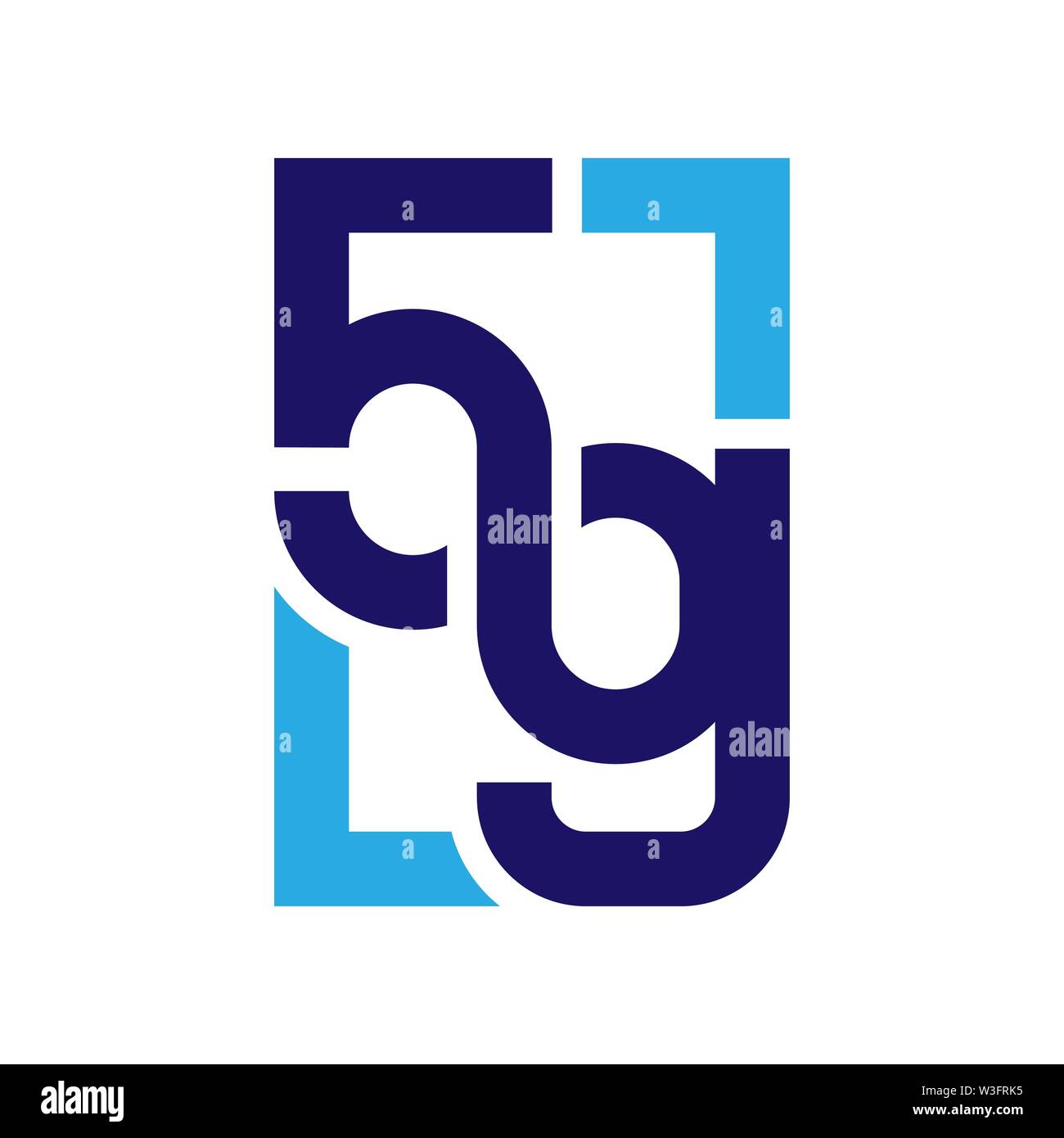 5G-Netzwerk drahtlose Systeme und internet Vector Illustration. Kommunikation Netzwerk. Business Konzept Banner. EPS 10. Stock Vektor