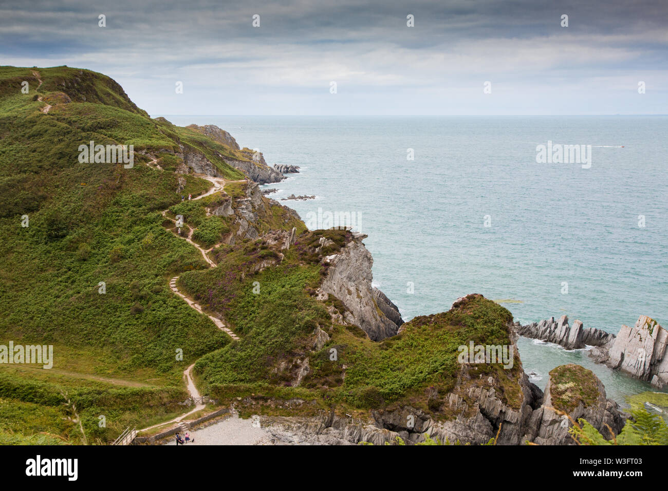 Südküste Weg Nord Devon Stockfoto