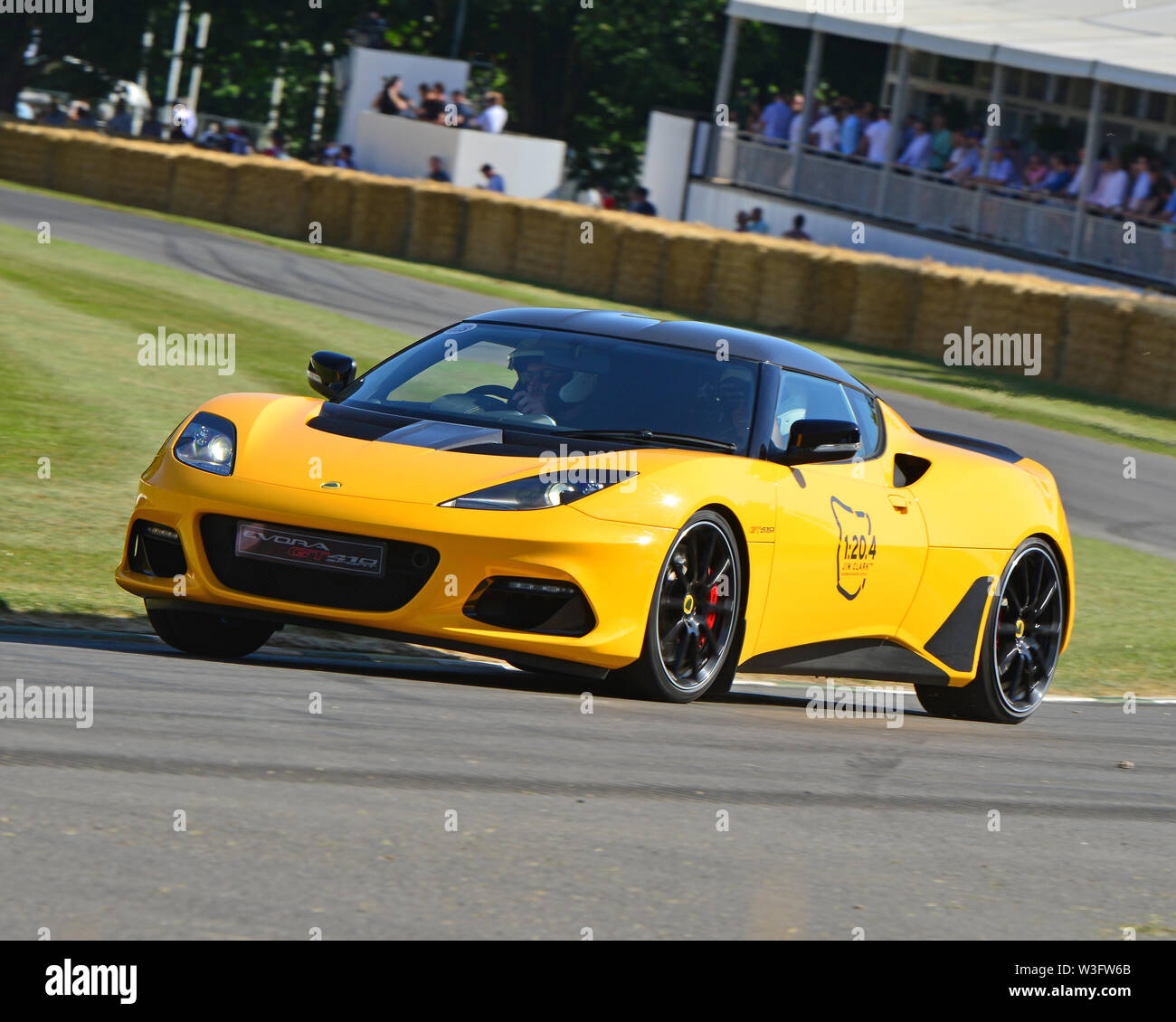 Lotus Evora Sport 410, Goodwood Festival der Geschwindigkeit, 2019, Festival der Speed, Speed Kings, Astro-rekorde des Motorsports, Juli 2019, Motorsport, Automotive Stockfoto