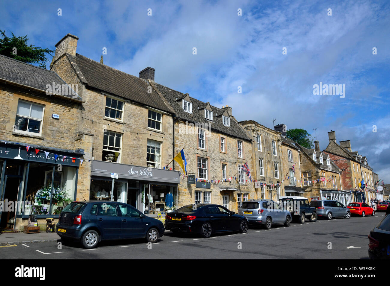 Stow-on-the-Wold, Gloucestershire, England, UK. Ein Dorf in den Cotswolds. Stockfoto