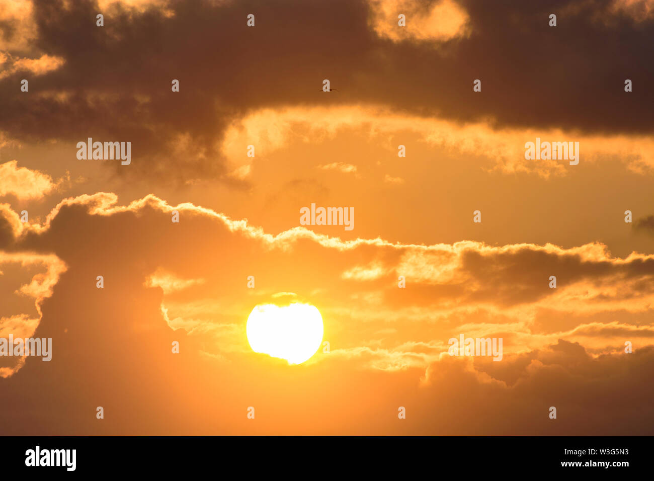 Wien, Wien: Sonne, Wolken, Wien, Österreich Stockfoto