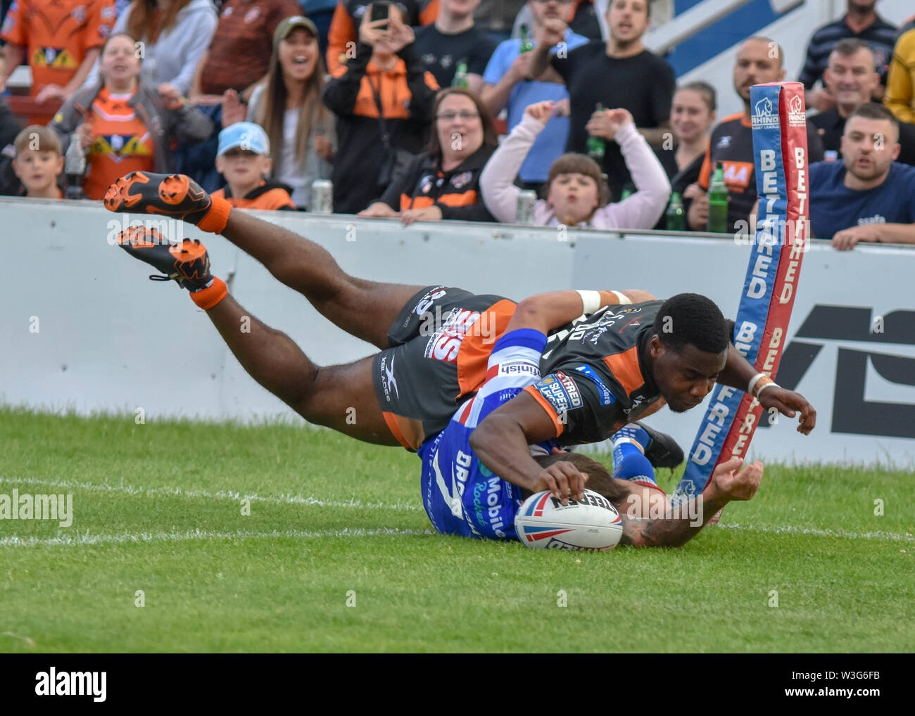 Wakefield v Castleford Stockfoto