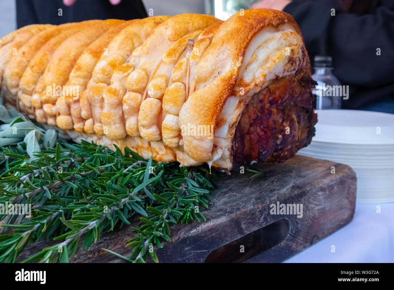 Die Bastille Festival Sydney​ ist eine französische kulturelle Feier Essen, Wein und Kunst, jährlich in Sydney Circular Quay und den Rocks, Australien statt Stockfoto