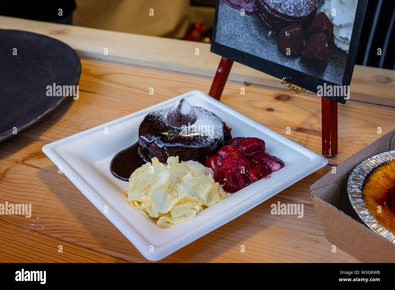 Die Bastille Festival Sydney​ ist eine französische kulturelle Feier Essen, Wein und Kunst, jährlich in Sydney Circular Quay und den Rocks, Australien statt Stockfoto