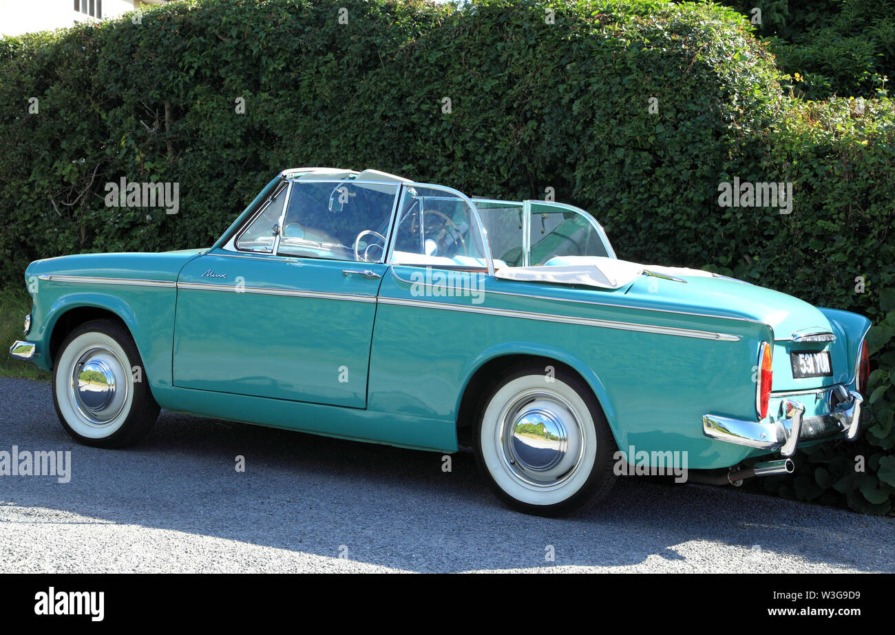 Hillman Minx, Vintage Motor Car, Ende der 50er Jahre, Anfang der 60er Jahre, Auto, Cabrio, England, UK. Stockfoto