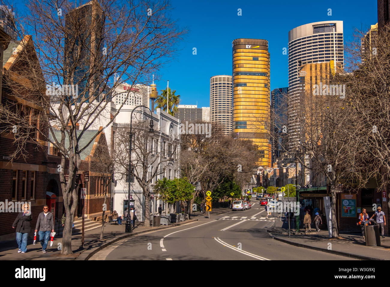 Die Bastille Festival Sydney​ ist eine französische kulturelle Feier Essen, Wein und Kunst, jährlich in Sydney Circular Quay und den Rocks, Australien statt Stockfoto