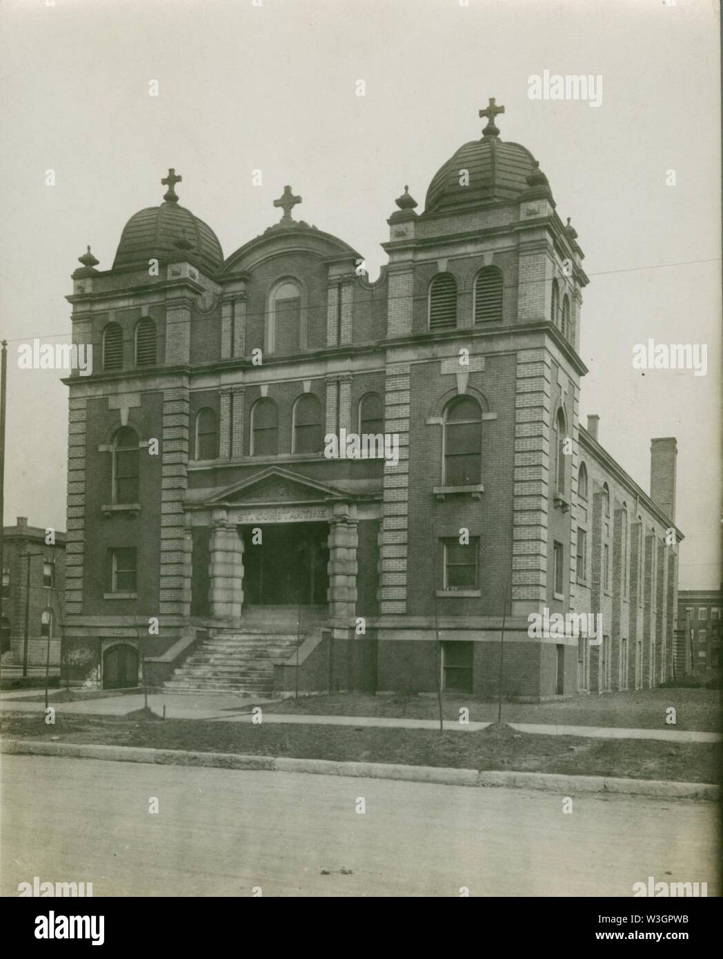 Kirche des heiligen Konstantin, Chicago, Anfang des 20. Jahrhunderts Stockfoto