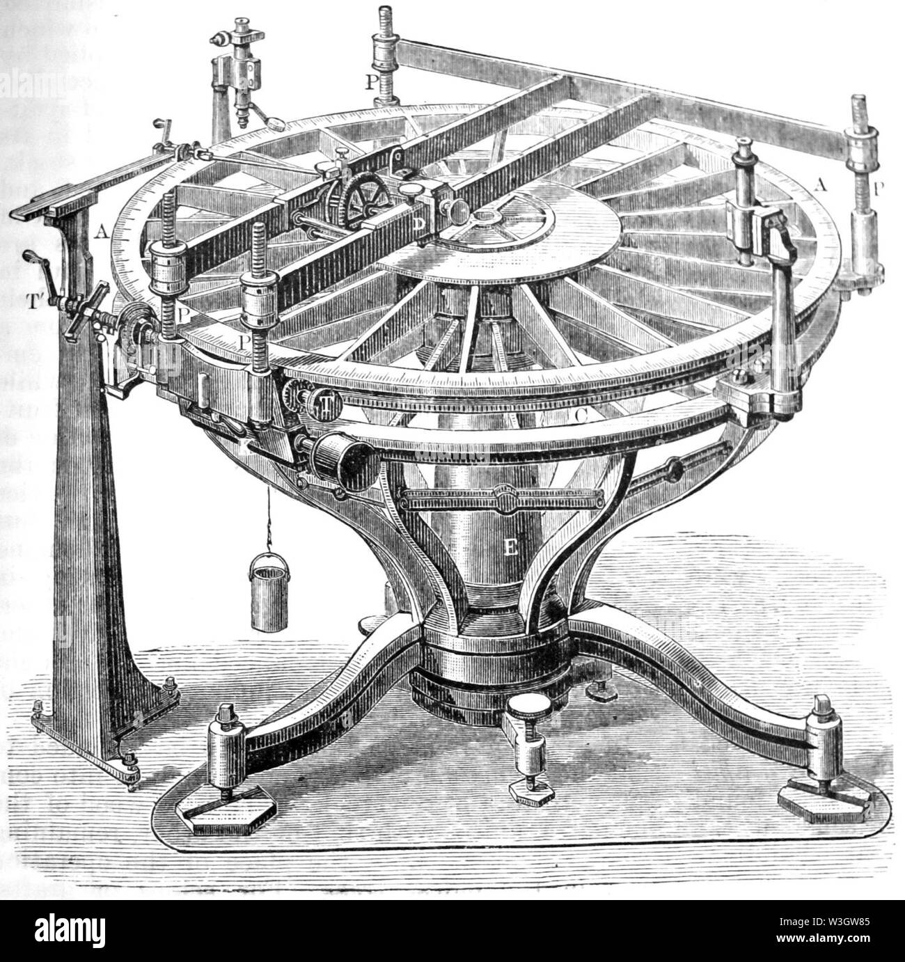 Cilcular Division Motor. Stockfoto