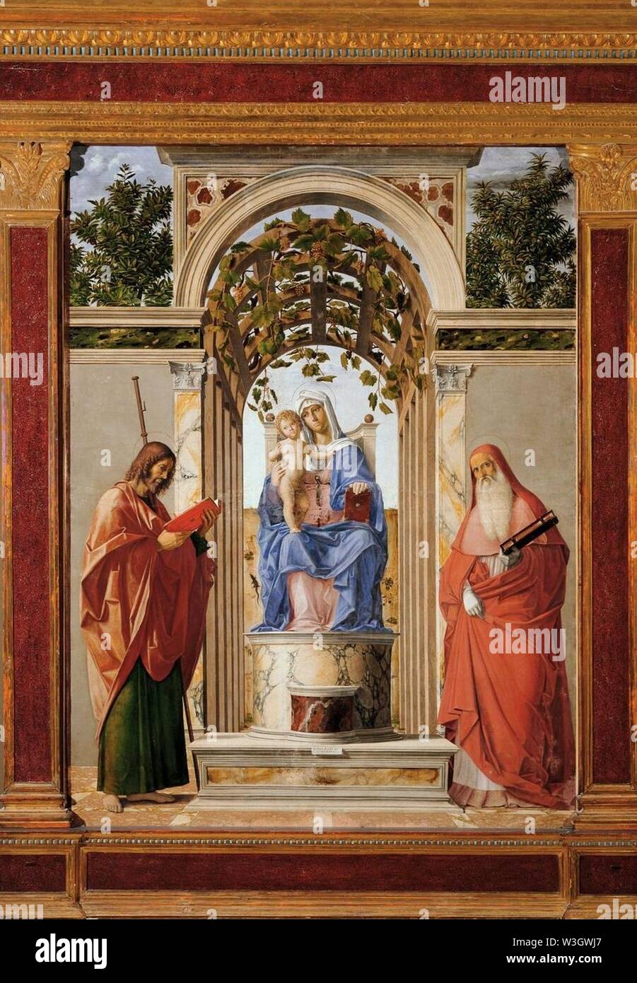 Cima da Conegliano, Madonna col Bambino in trono Tra i Santi