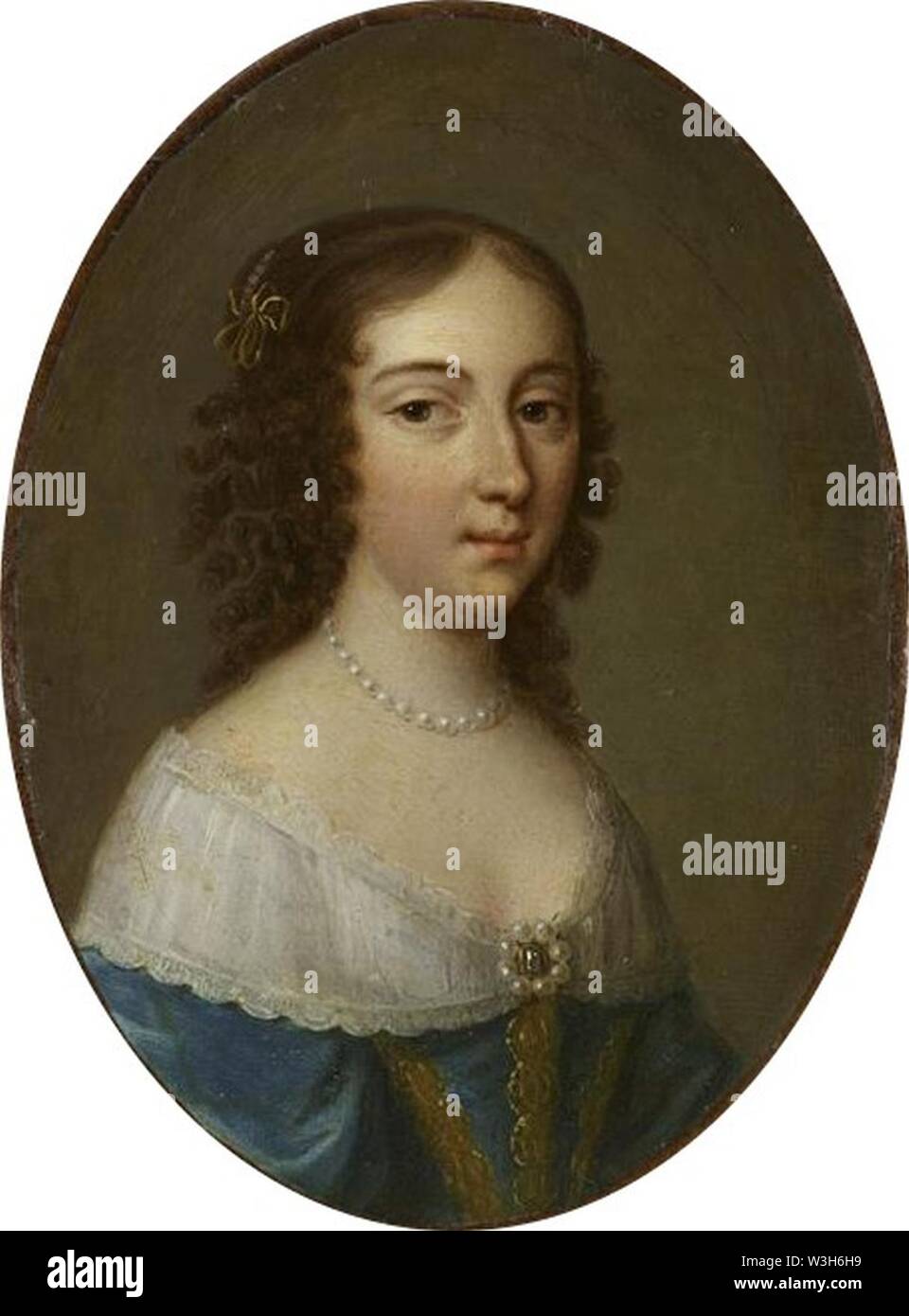 Claire-Clémence de Maillé-Brézé, femme du Grand Condé. Stockfoto