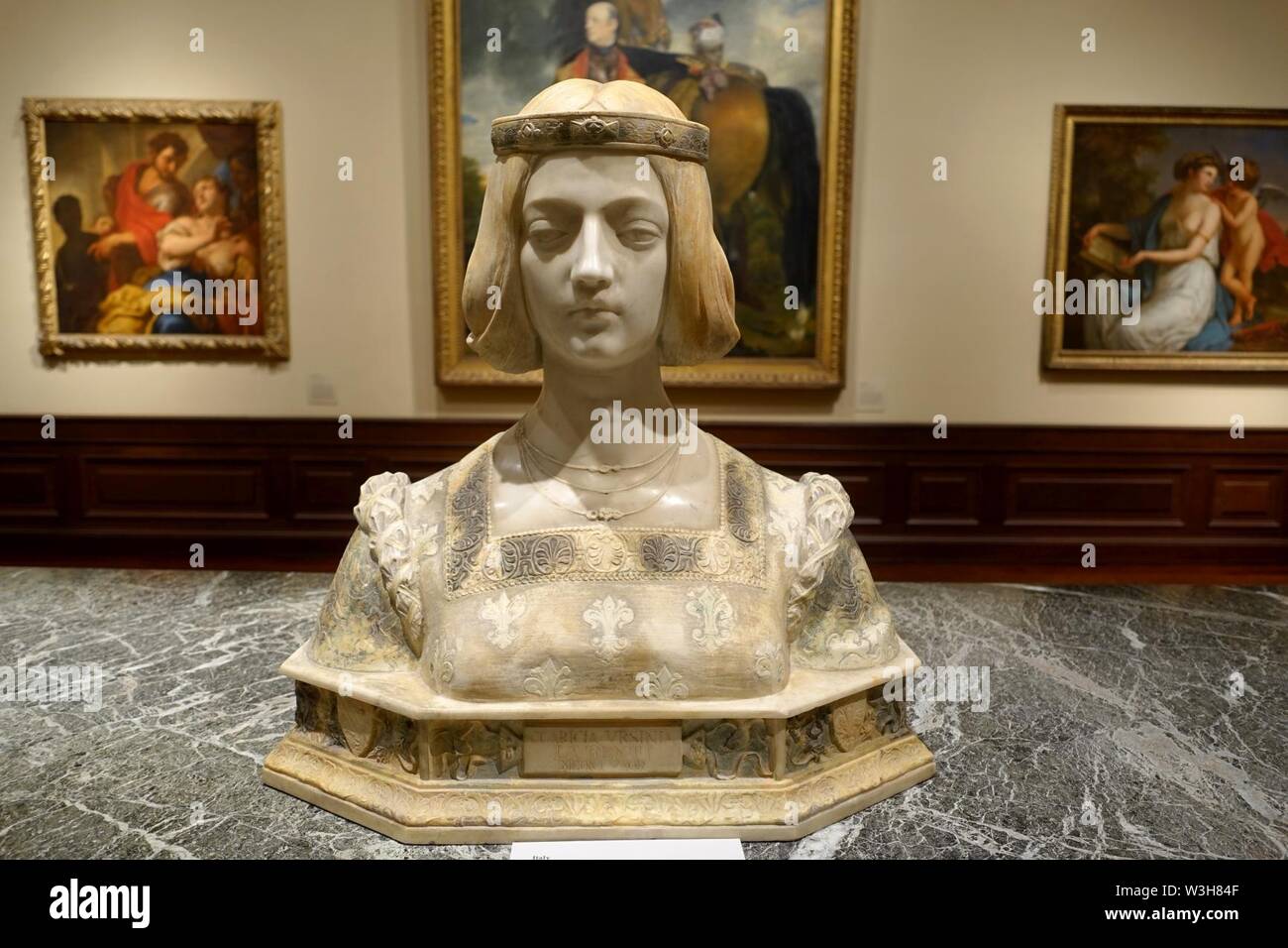 Clarissa de' Medici, Italien, C. 1825, farbigem Marmor - Stockfoto