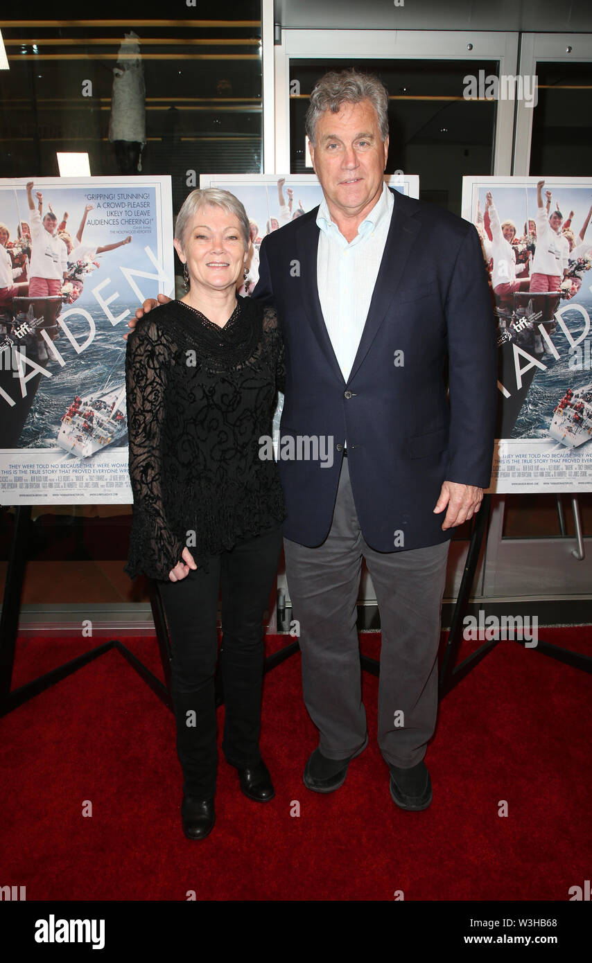 LA Premiere von Sony Pictures Classic 'MAiden' Mit: Tracy Edwards, Tom Bernard Wo: Los Angeles, Kalifornien, Vereinigte Staaten, wenn: 14 Jun 2019 Credit: FayesVision/WENN.com Stockfoto