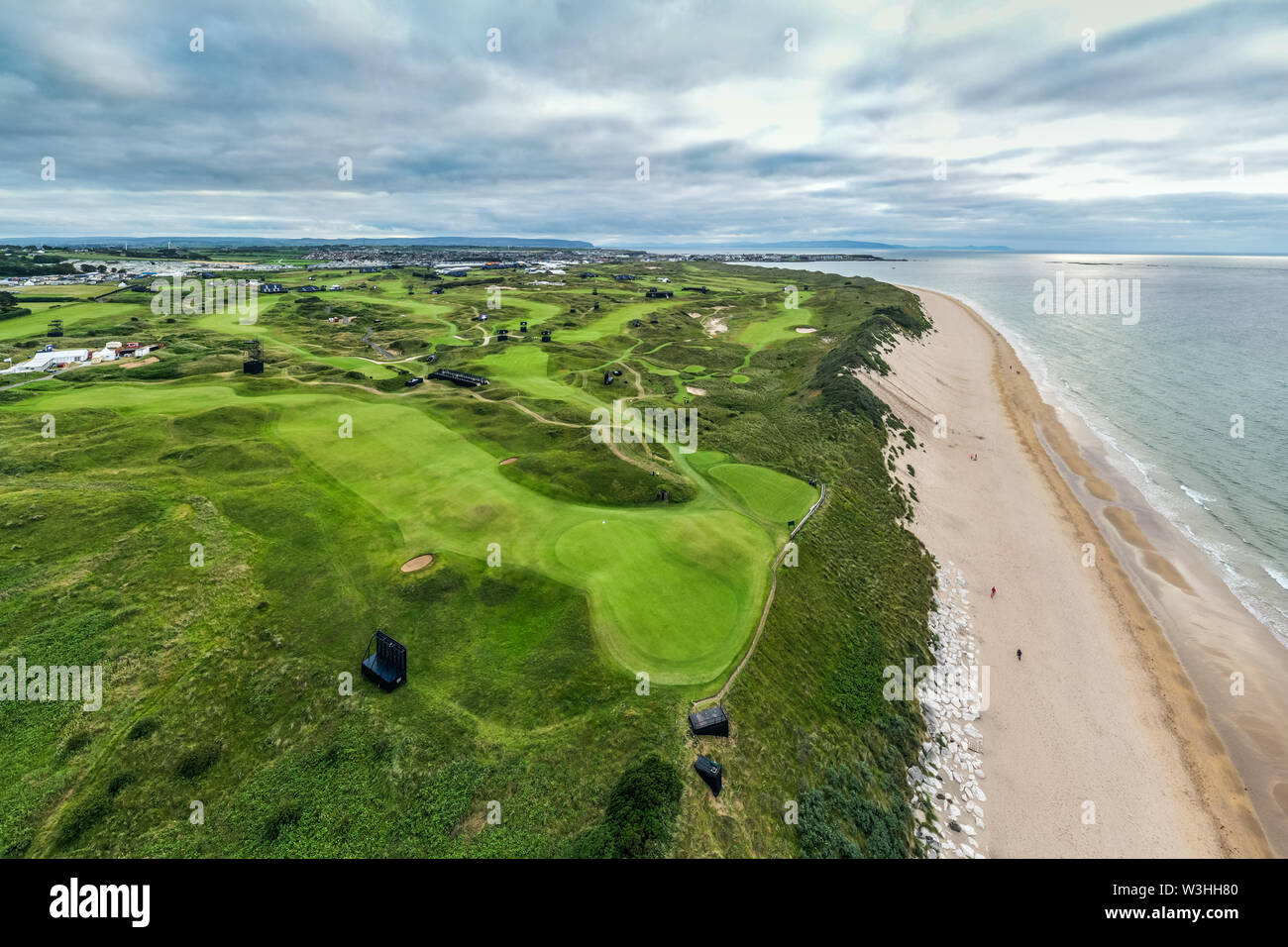 Die Open im Royal Portrush Nordirland Stockfoto