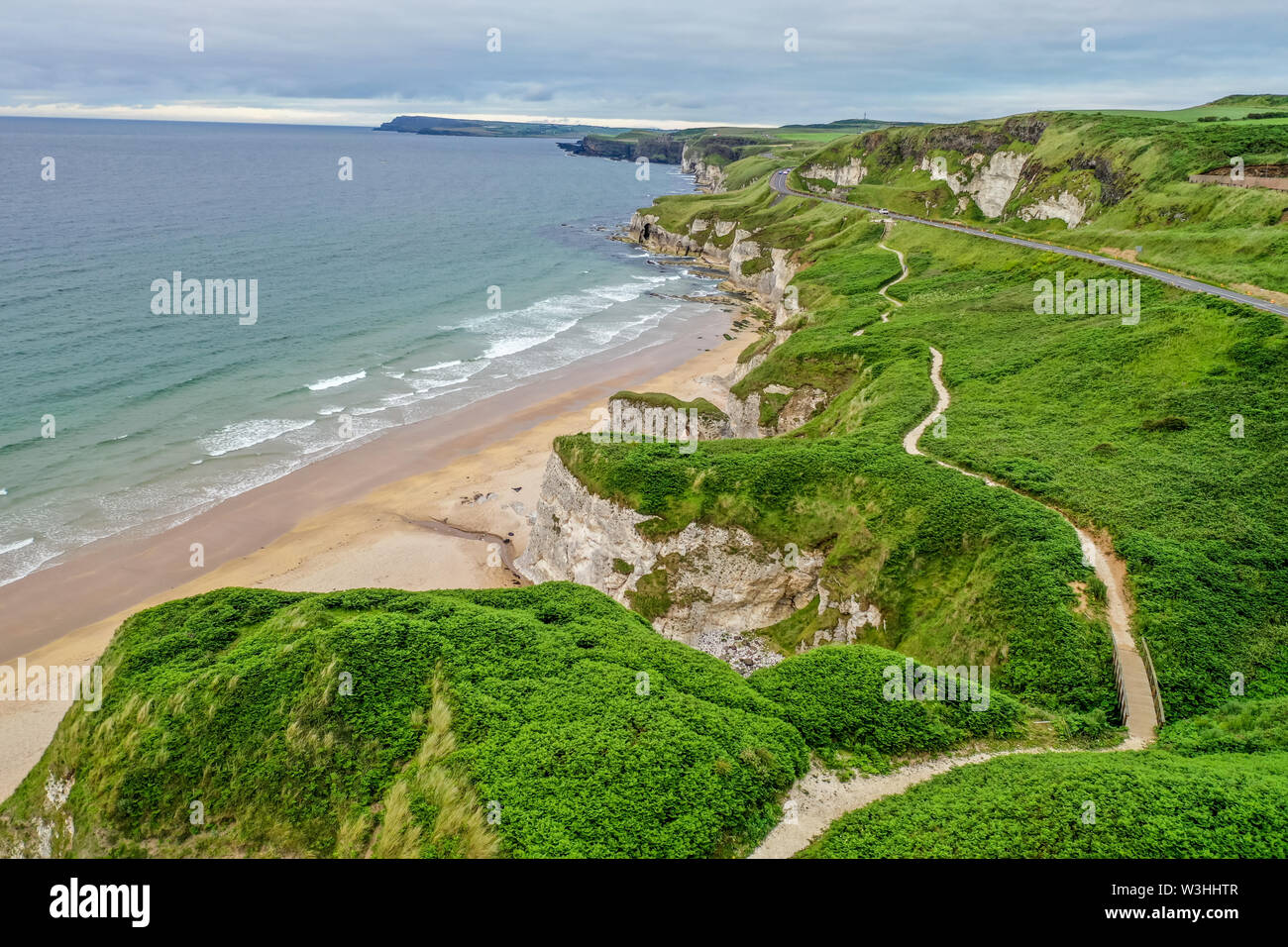 Die Open im Royal Portrush Nordirland Stockfoto