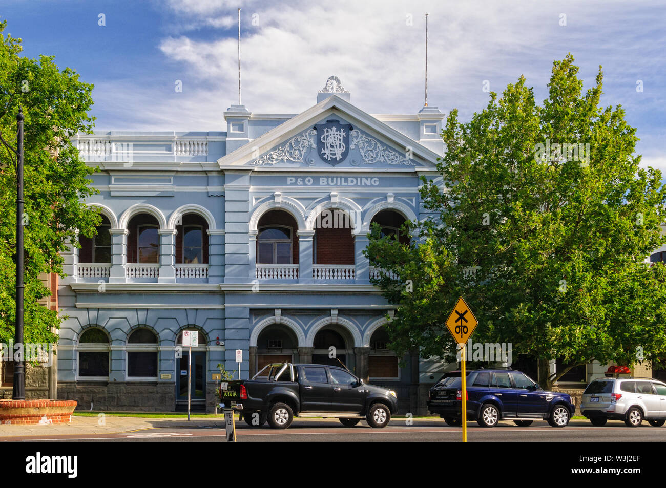 Die denkmalgeschützte ehemalige P&O Gebäude in Phillimore Straße - Fremantle, WA, Australien Stockfoto