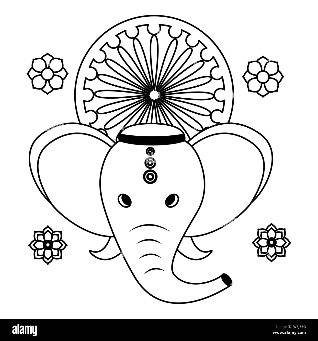 Stilisierte Ganesha Stockfotos Und Bilder Kaufen Alamy