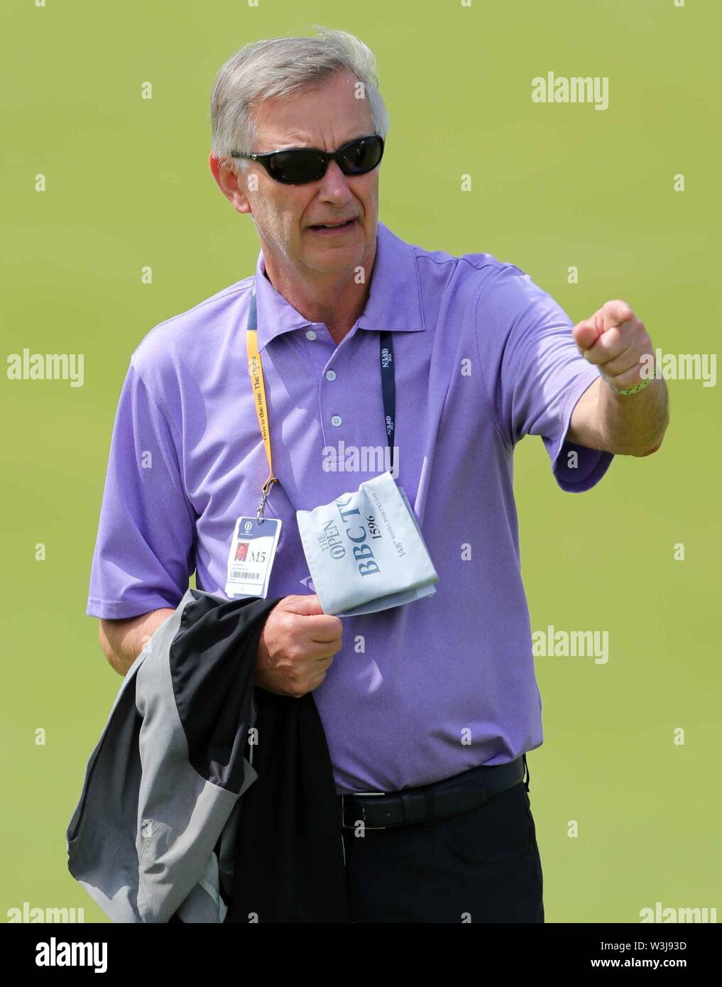 Ken Brown während der Vorschau Tag drei der Open Championship 2019 im Royal Portrush Golf Club. Stockfoto