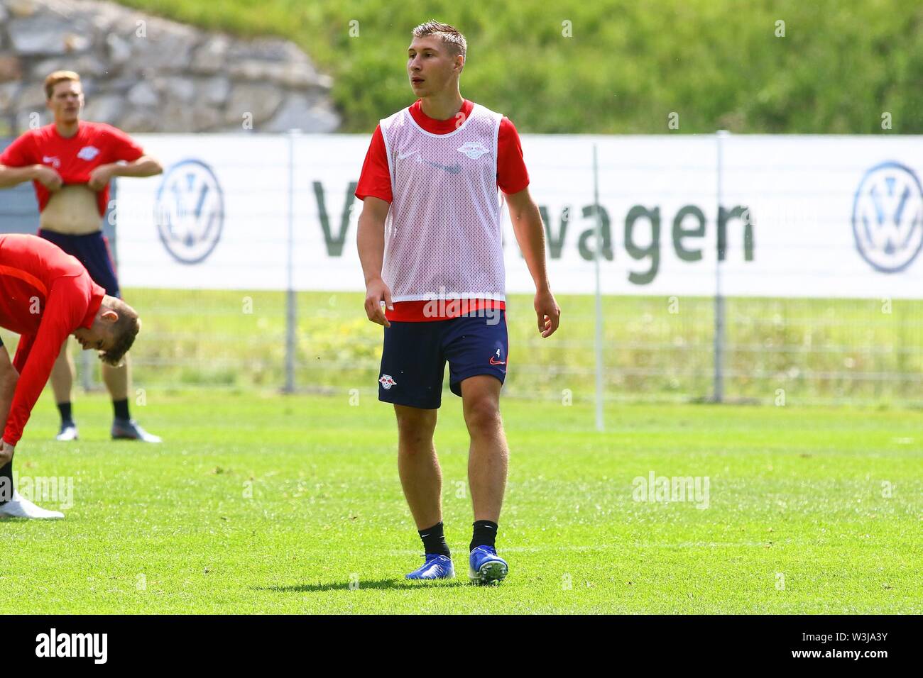 Seefeld, Österreich 16. Juli 2019: 1. BL-19/20-RB Leipzig - Trainingslager - 16.07.19 Willi Orban (pitchBallsport Leipzig), Aktion/Single Image/| Verwendung weltweit Stockfoto
