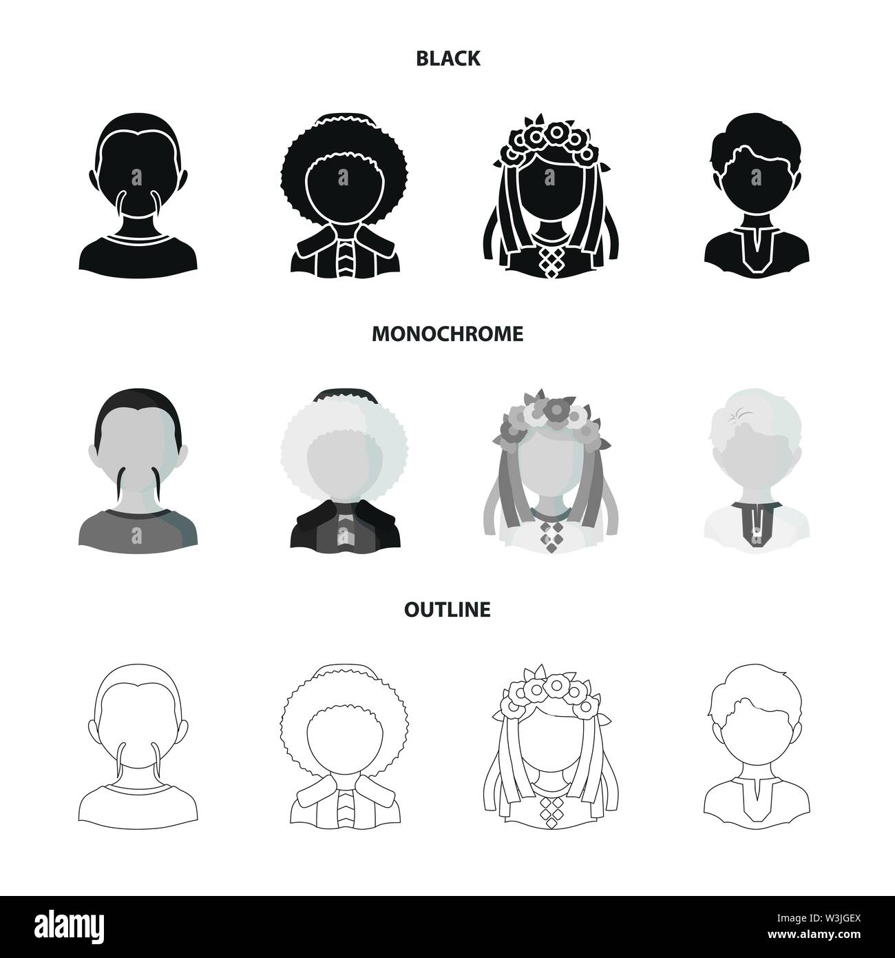 Vektor Design der Nachahmer und Resident Logo. Der Imitator und Kultur vektor Illustration. Stock Vektor