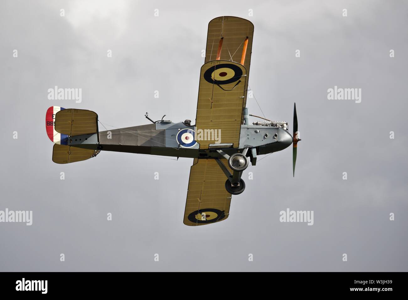 Airco DH.9/de Havilland DH.9 Die weltweit erste strategische Bomber durch die historische Flugzeuge Sammlung wiederhergestellt Stockfoto