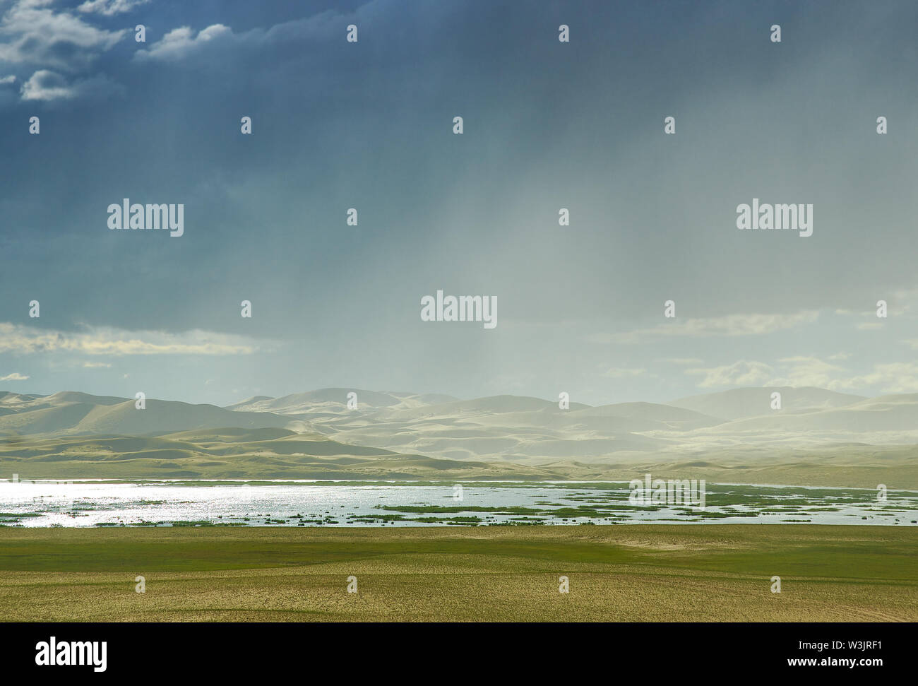 Mongol Els Sand Dünen von See Durgen Nuur Stockfoto