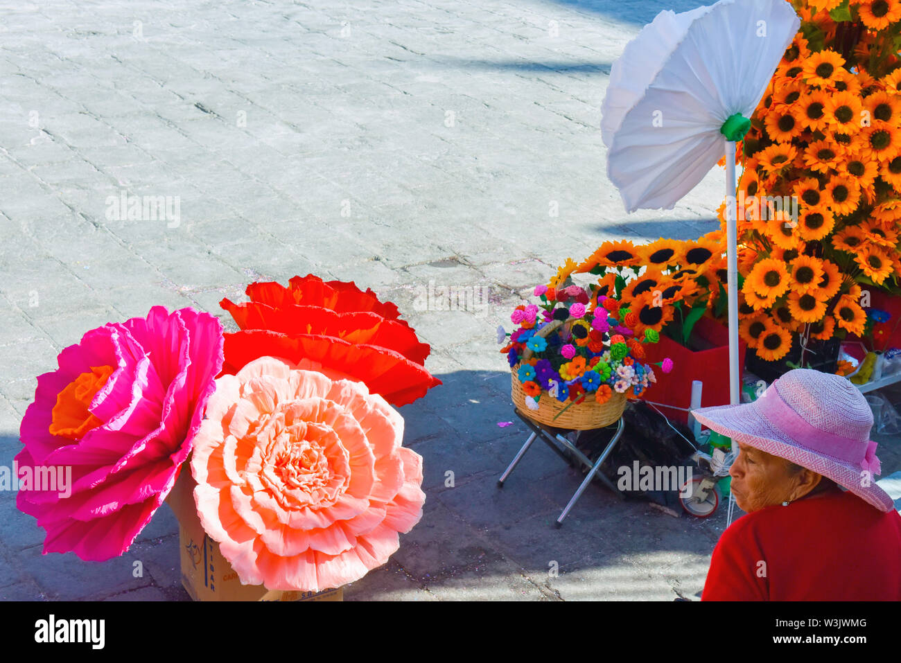 Straßenhändler, San Miguel de Allende, Mexiko Stockfoto