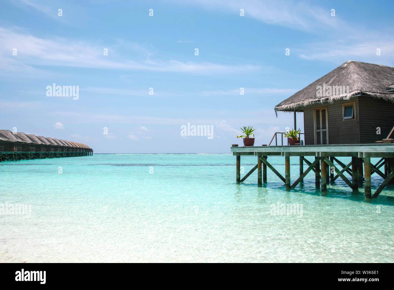 Meeru Island Malediven April 2019. Stockfoto