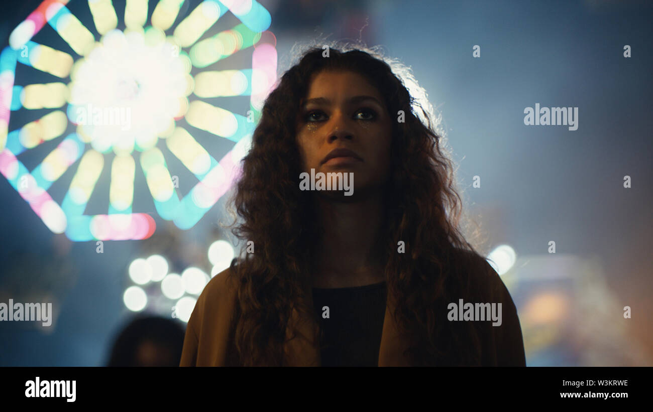 Zendaya, "Euphoria" (2019) Foto: Eddy Chen-HBO/Hollywood Archiv Stockfoto
