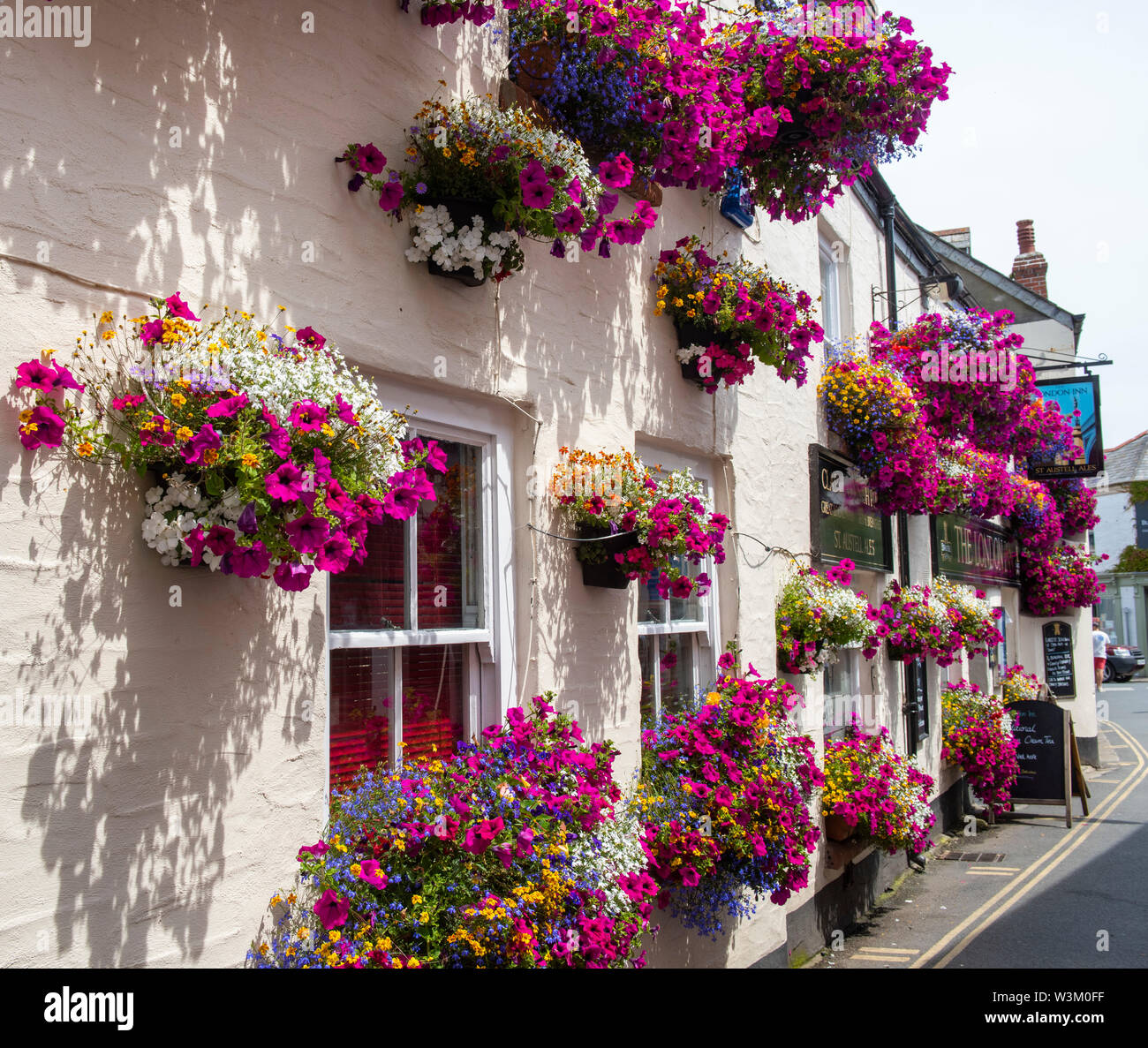 Das London Inn Pub in Padstow, Cornwall, England, Großbritannien Stockfoto