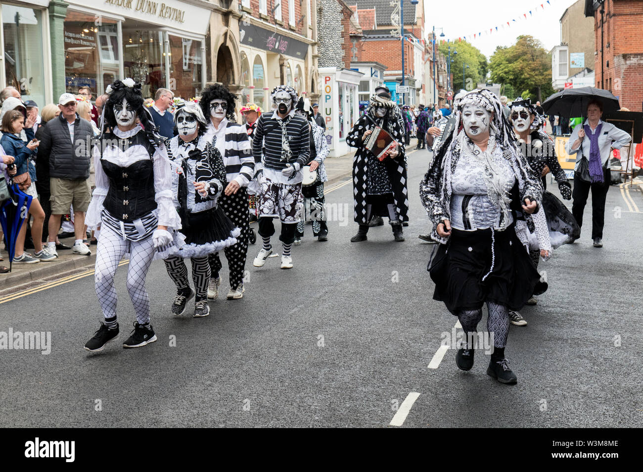 Das Töpfchen Festival in Sheringham Stockfoto