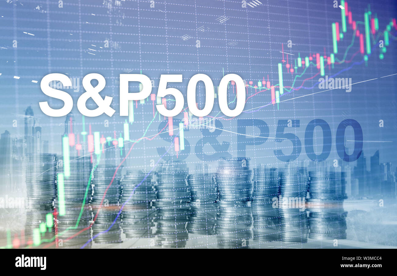 American Stock Market Index S P 500 - SPX. Financial Trading Business Konzept Stockfoto