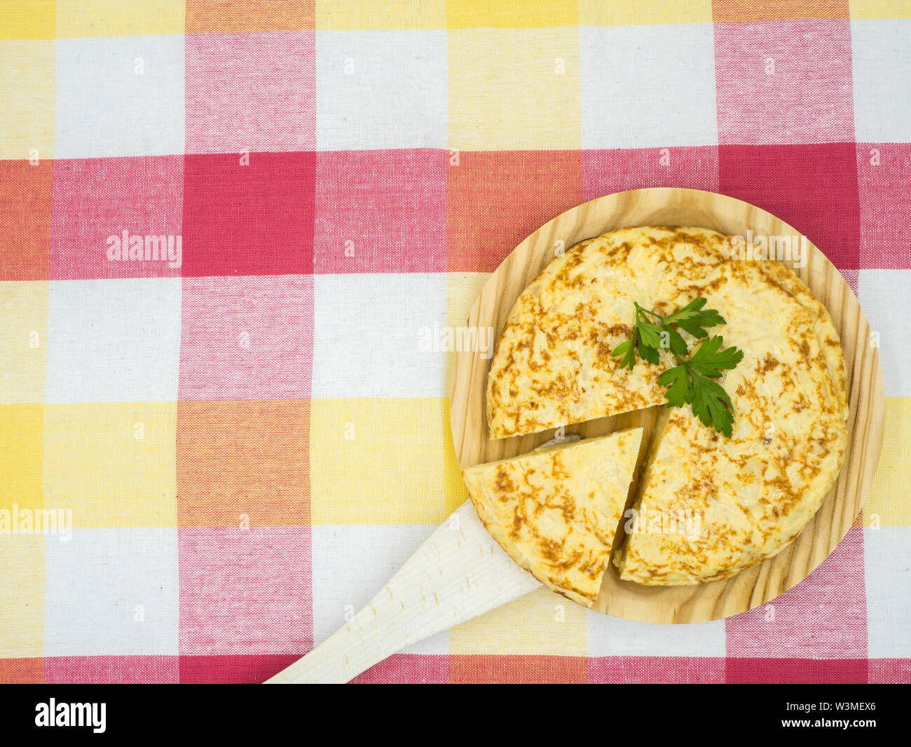 Tortilla de patatas (typisch Spanische Küche) Stockfoto