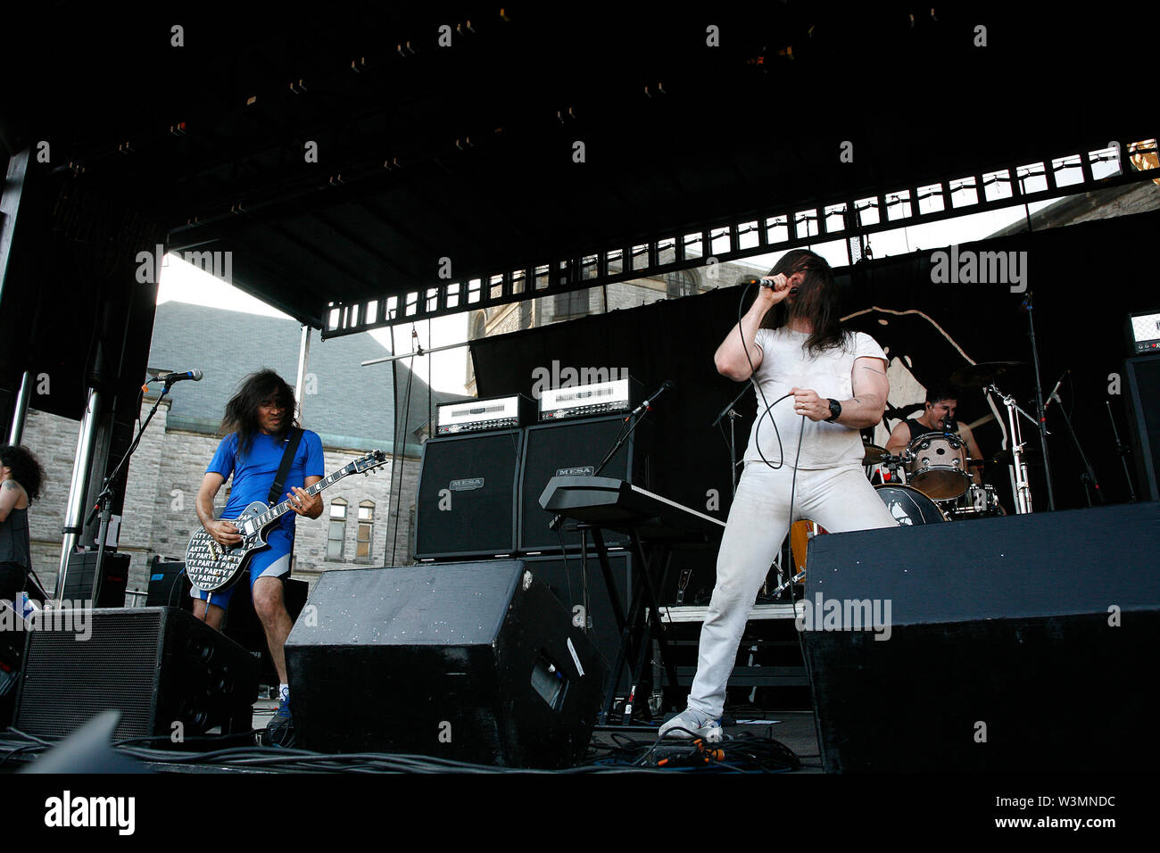 Andrew WK führt an Mansfeild Inkcarcertion 2019 in Ohio auf 7-13-2019 Stockfoto