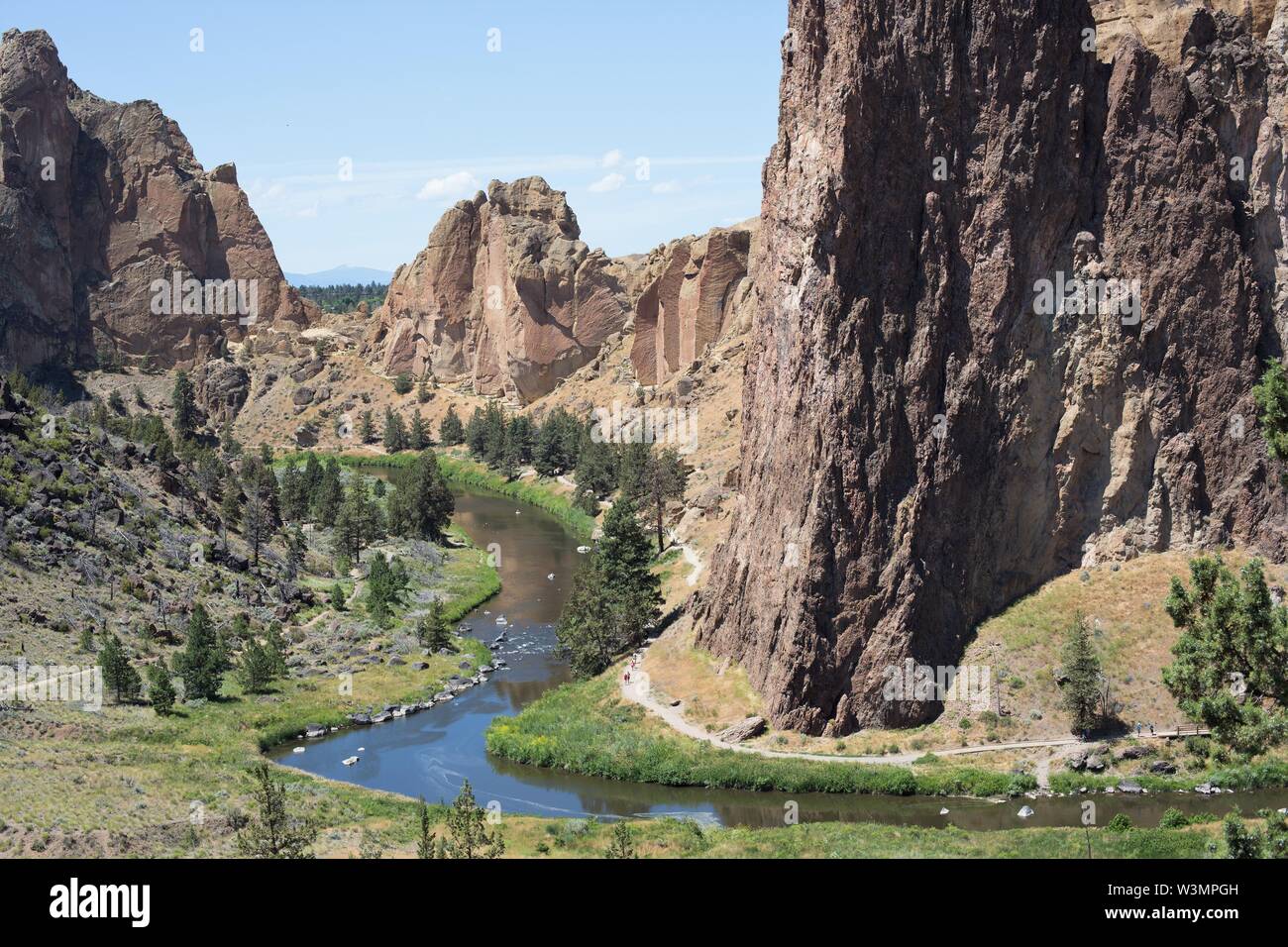 Smith Rock State Park in Terrebonne, Oregon, USA. Stockfoto