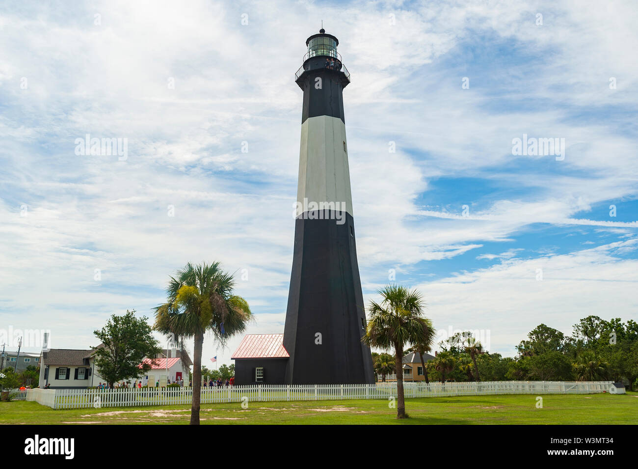 Tybee Island Lighthouse in Tybee Island Georgia Stockfoto