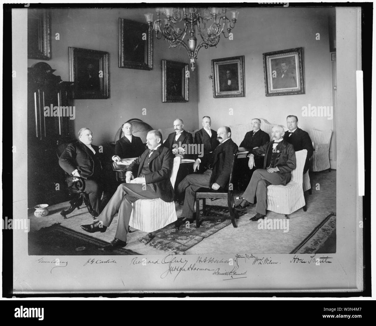 CLEVELAND, GROVER, MIT GEHÄUSE Stockfoto