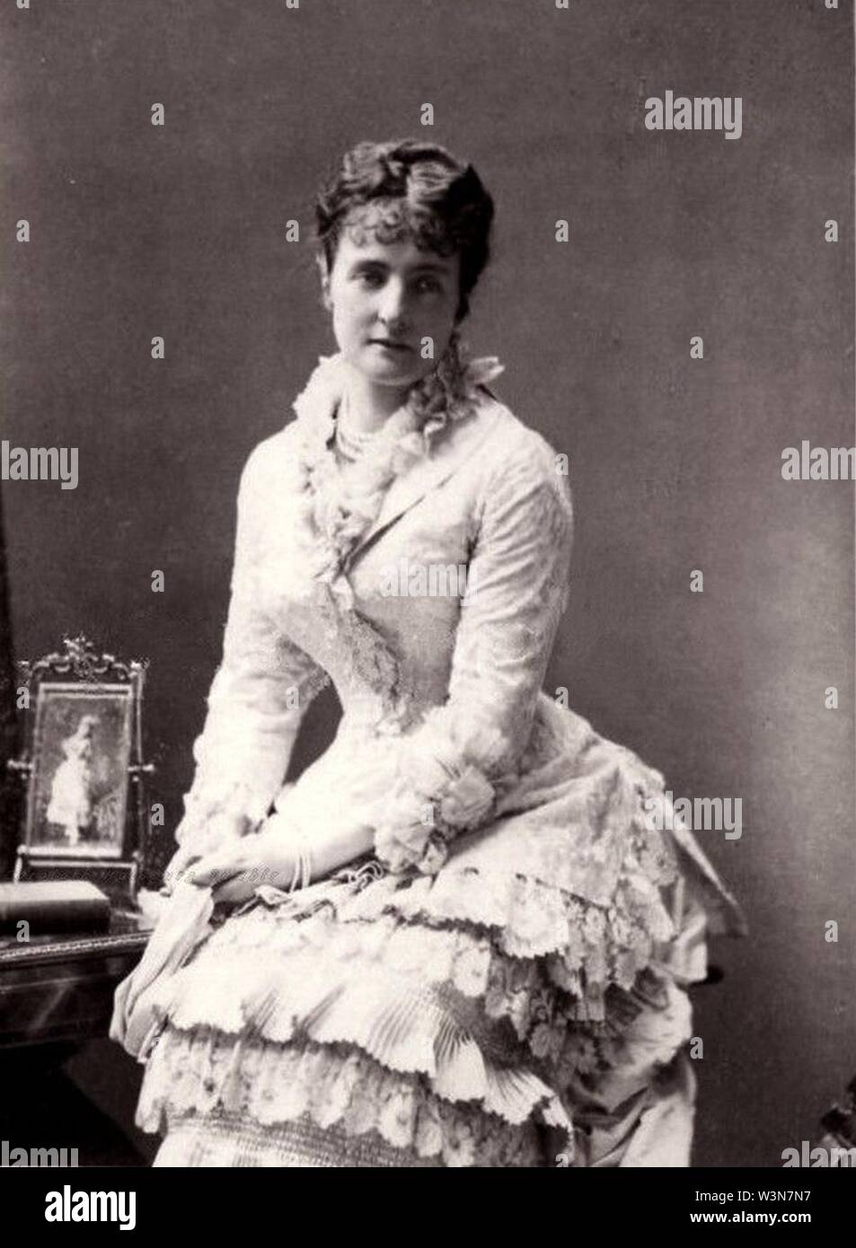 Clotilde von Sachsen-Coburg und Gotha. Stockfoto