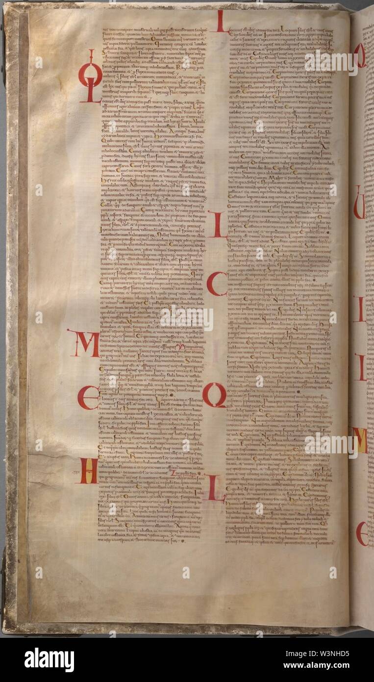 CodexGigas024 3.Mose. Stockfoto