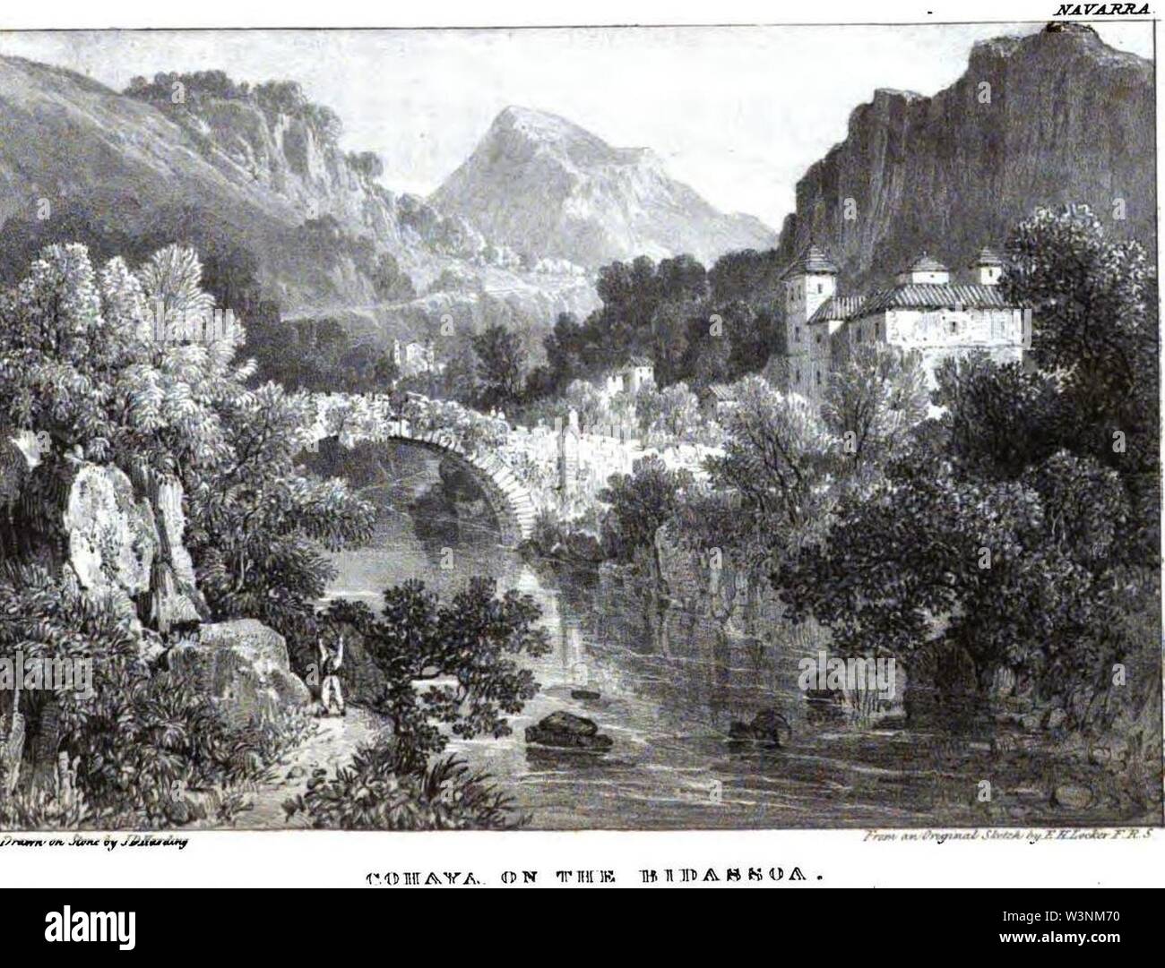 Cohaya auf der Bidassoa 1824 Edward Hawke Schließfach. Stockfoto