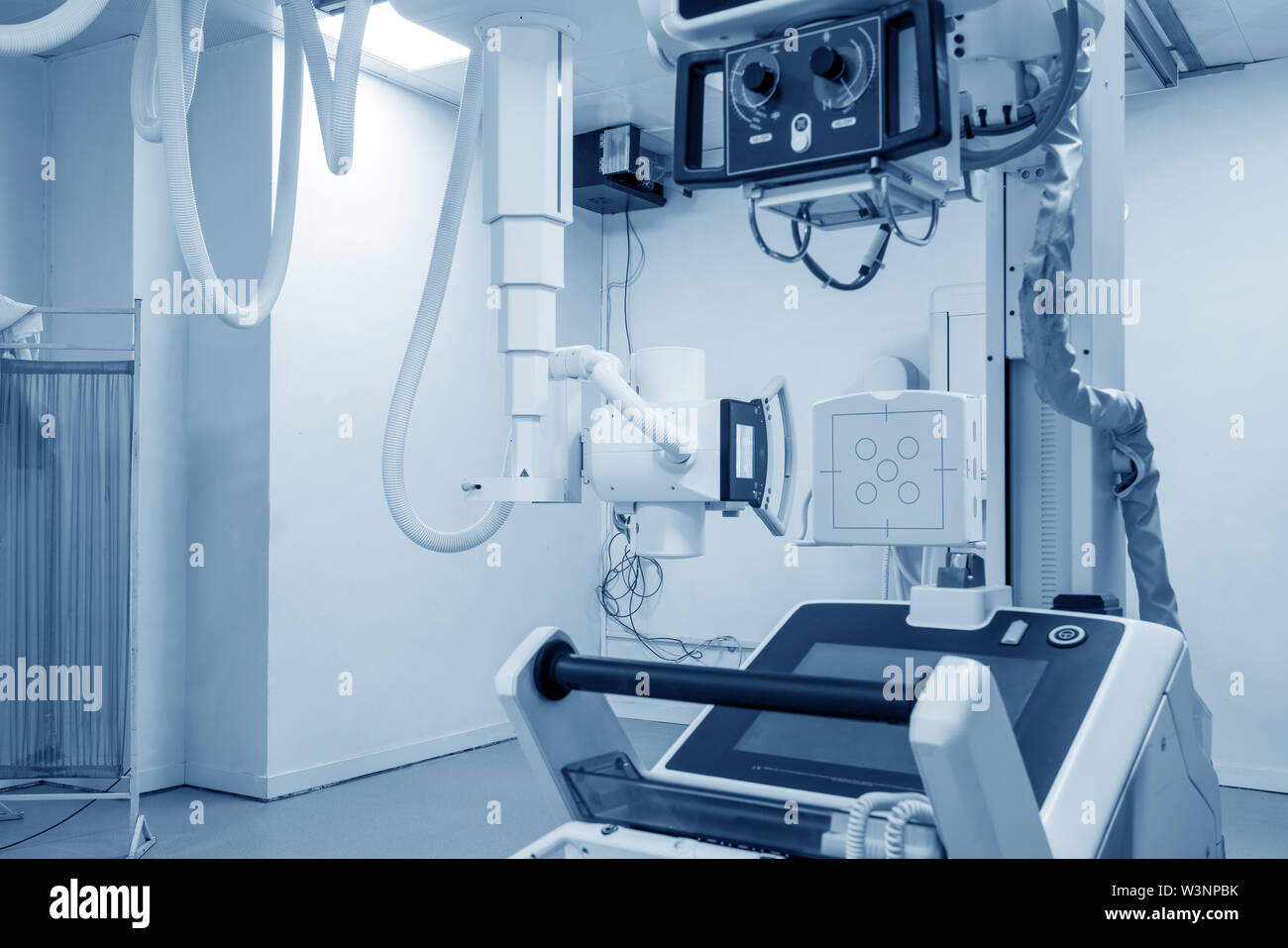 Krankenhaus X-Ray Maschine für Durchleuchtung Stockfoto