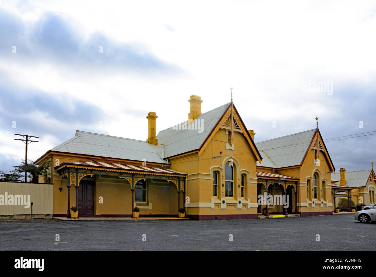Tenterfield Railway Station NSW Australien. Stockfoto