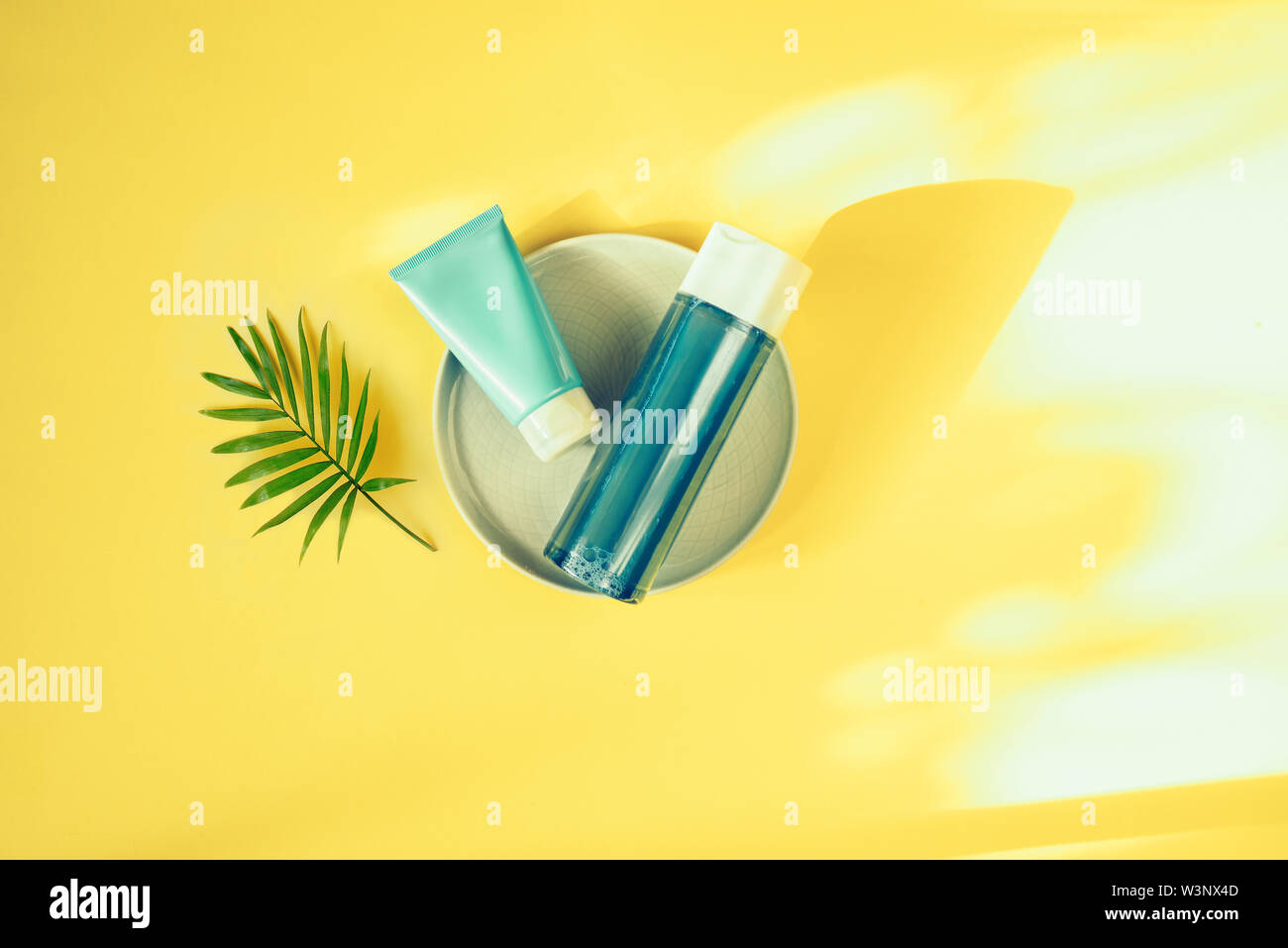 Natürliche Kosmetik Konzept. Feuchtigkeitsspender für die Haut. Bio Produkt. Stockfoto