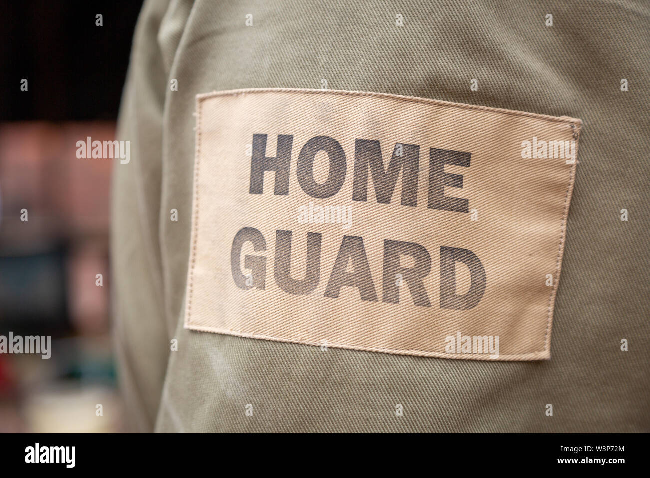 Home Guard uniform, 1940 s Fall Stockfoto Home Guard uniform, 1940 s Fall Stockfoto
