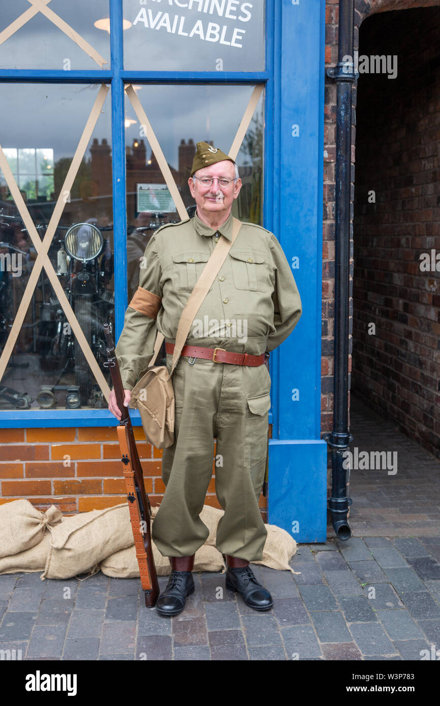 Home Guard, 1940 s Fall Stockfoto