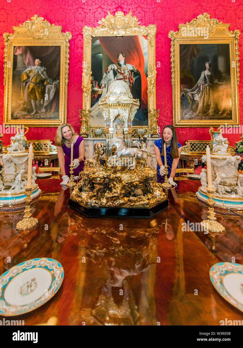 Room Buckingham Palace In London Stockfotos Room