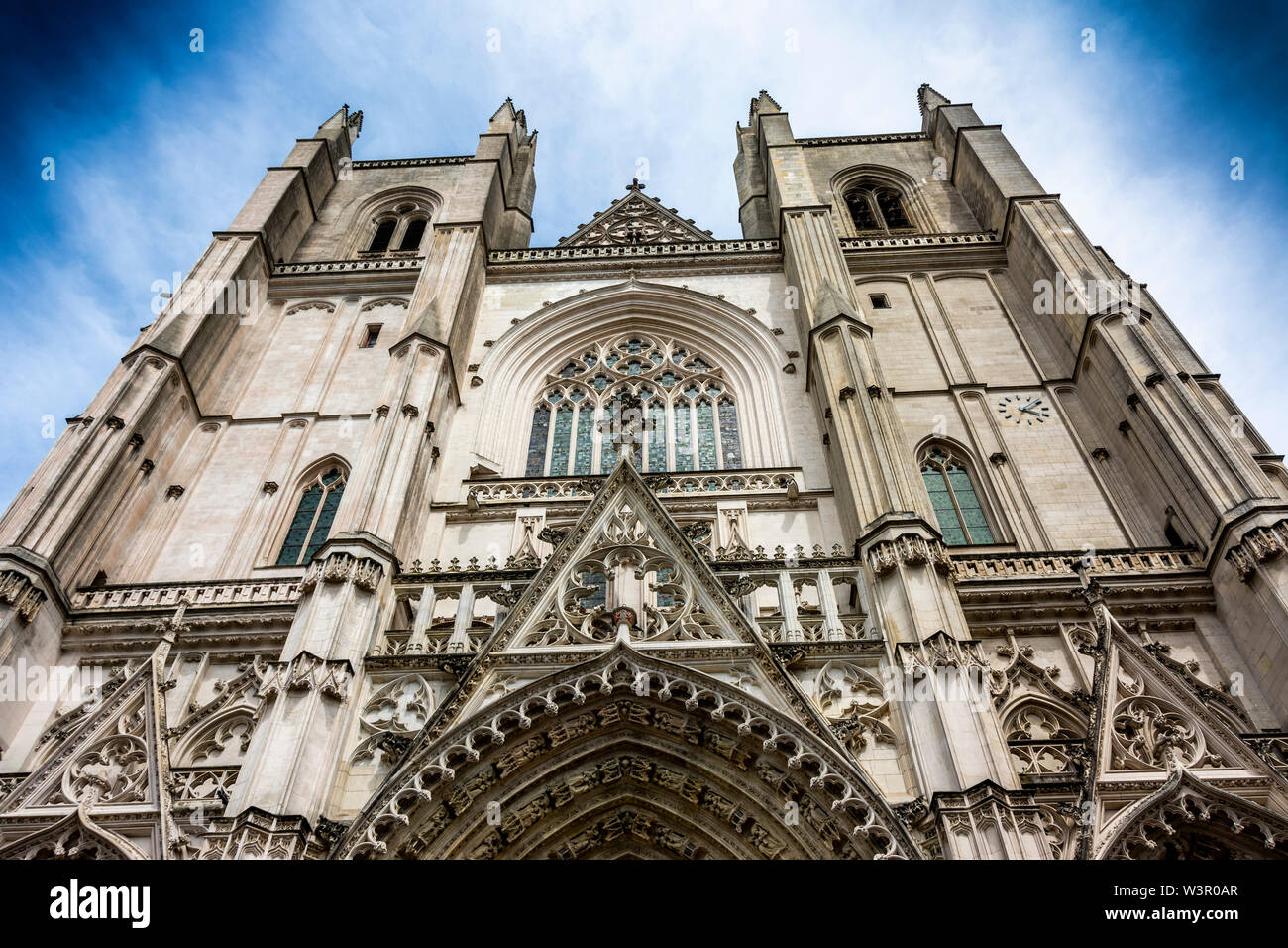 Die Kathedrale Saint-Pierre et Saint-Paul von Nantes (St. Peter und Paul Kathedrale) Loire Atlantique, Pays de la Loire, Frankreich Stockfoto