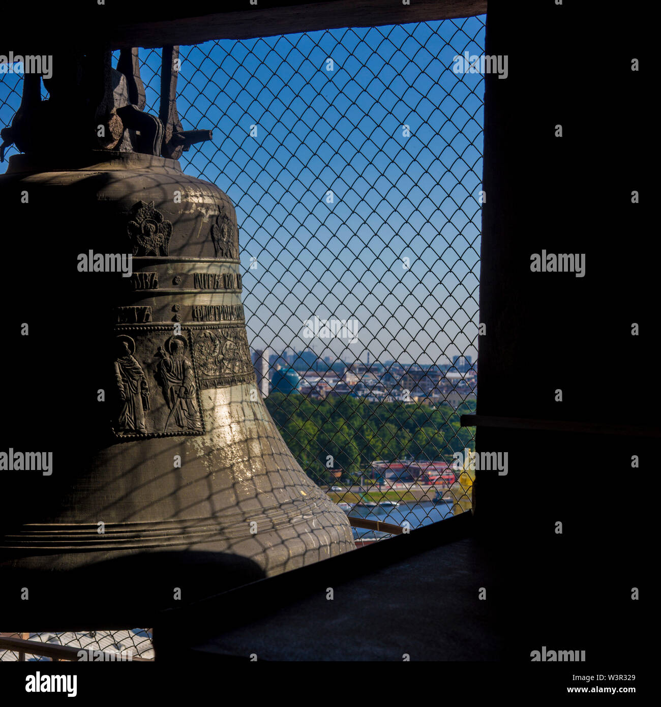 Carillon - Glocke mit Automatische mechanische Schwingungen gerät Stockfoto