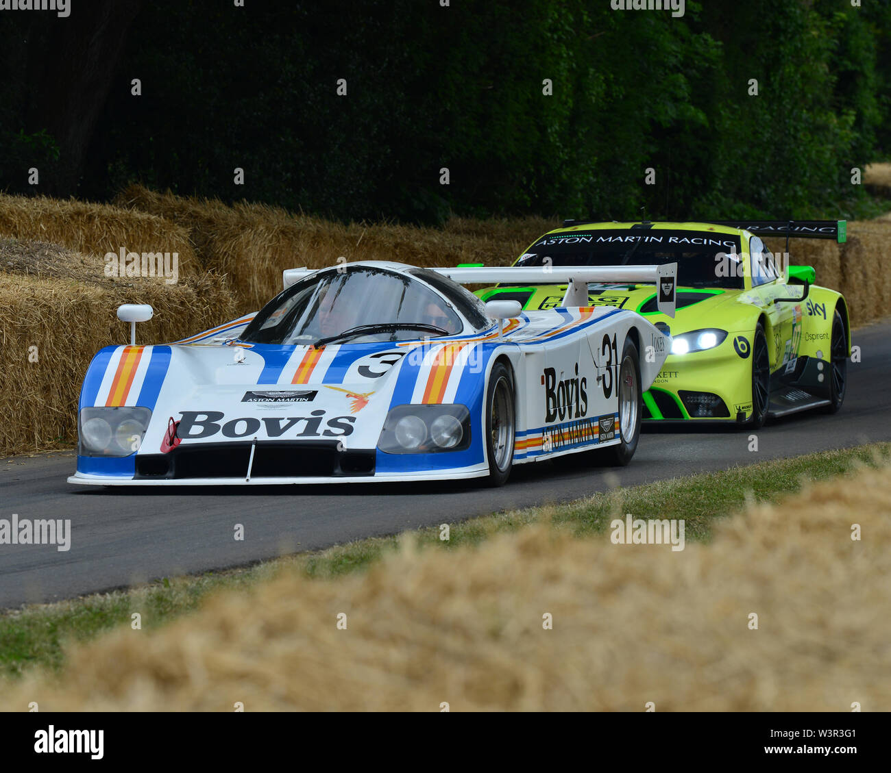 Roger Bennington, Ray Mallock, Nimrod Aston Martin C2B, Goodwood Festival der Geschwindigkeit, 2019, Festival der Speed, Speed Kings, Astro-rekorde des Motorsports Stockfoto